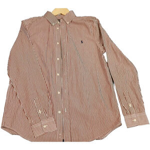 Vtg Poplin Polo Ralph Lauren Men Dress Shirt XL classic preppy